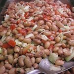 FAGIOLI CON CIPOLLE E POMODORI